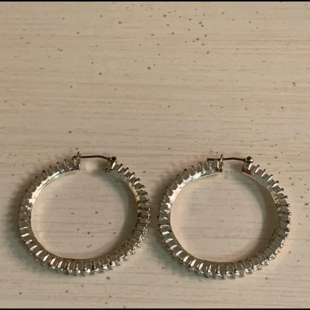 Macy’s CZ Circle Hoops - Picture 10 of 12
